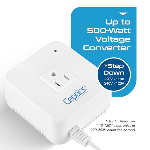 500W Step down converter – 220v to 110v voltage converter – Compact & Noise-free – CE certified - PC-500D image 2
