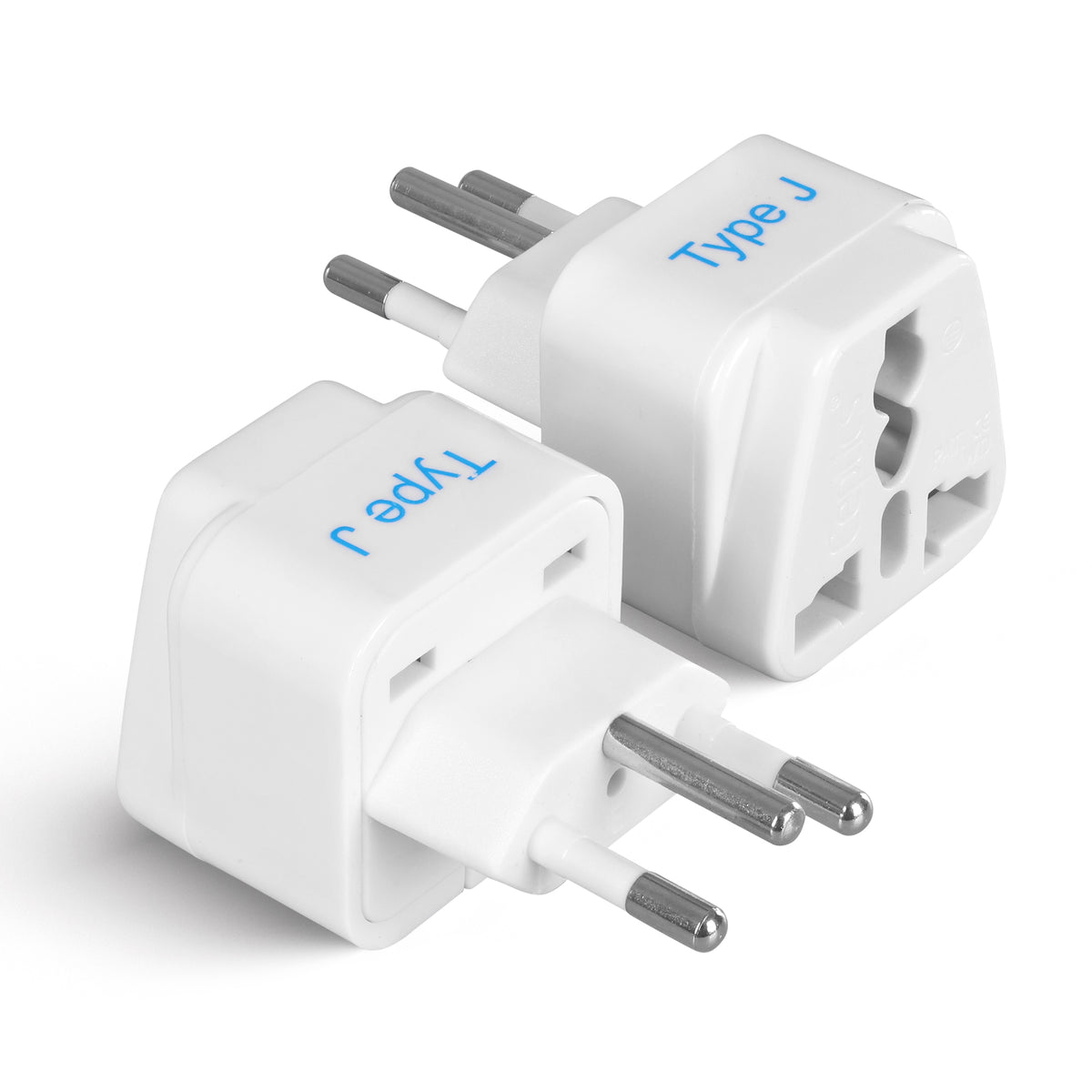 Switzerland travel adapter – Type J – CE & RoHS certified - GP-11A