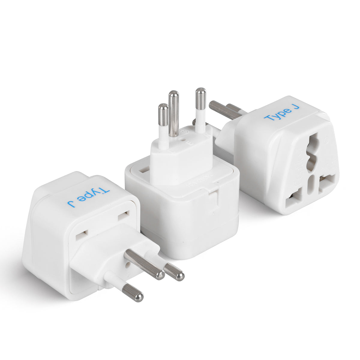 Switzerland travel adapter – Type J – CE & RoHS certified - GP-11A