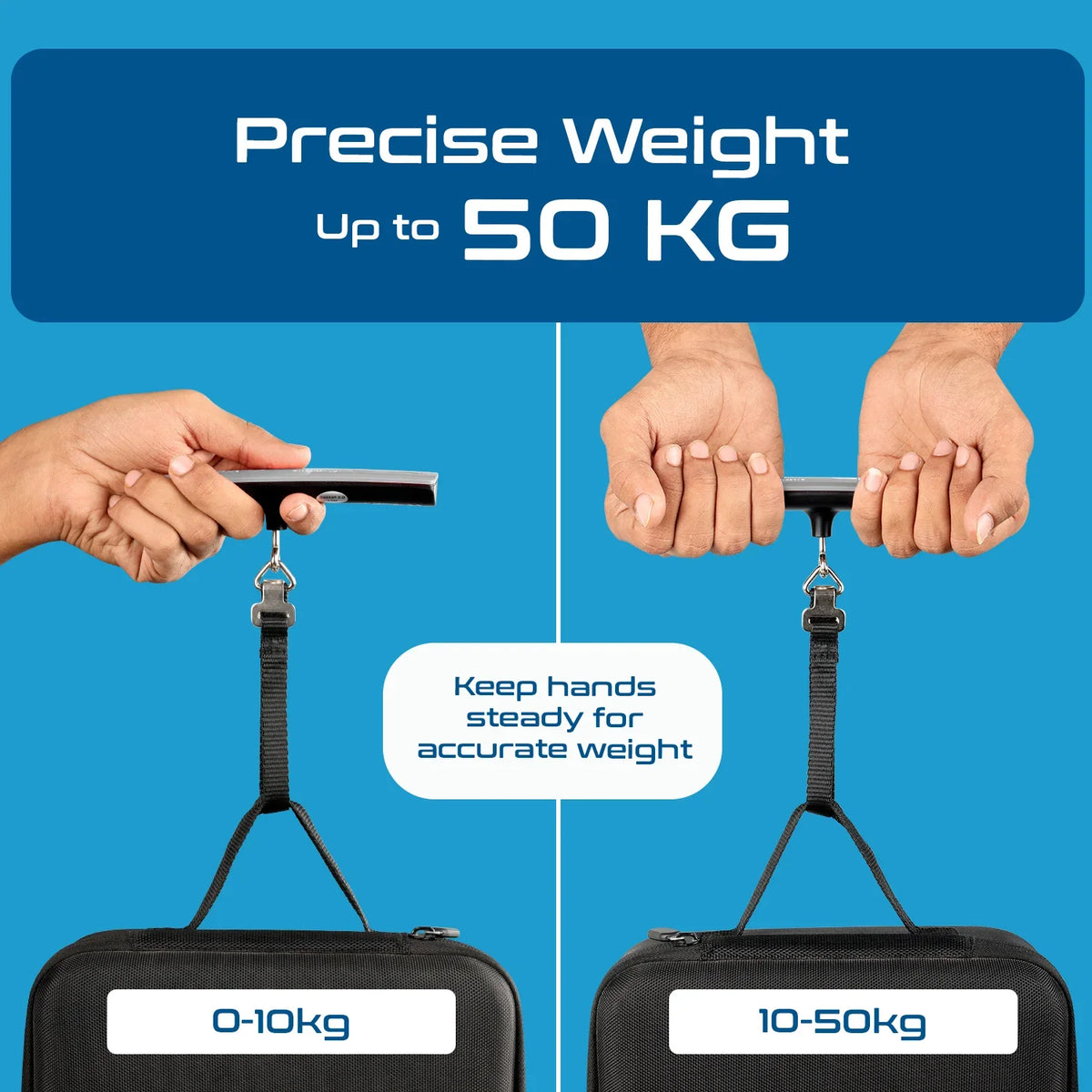 Weight machine for luggage – Upto 50kg capacity – Lightweight & Compact - WS-90 image 11