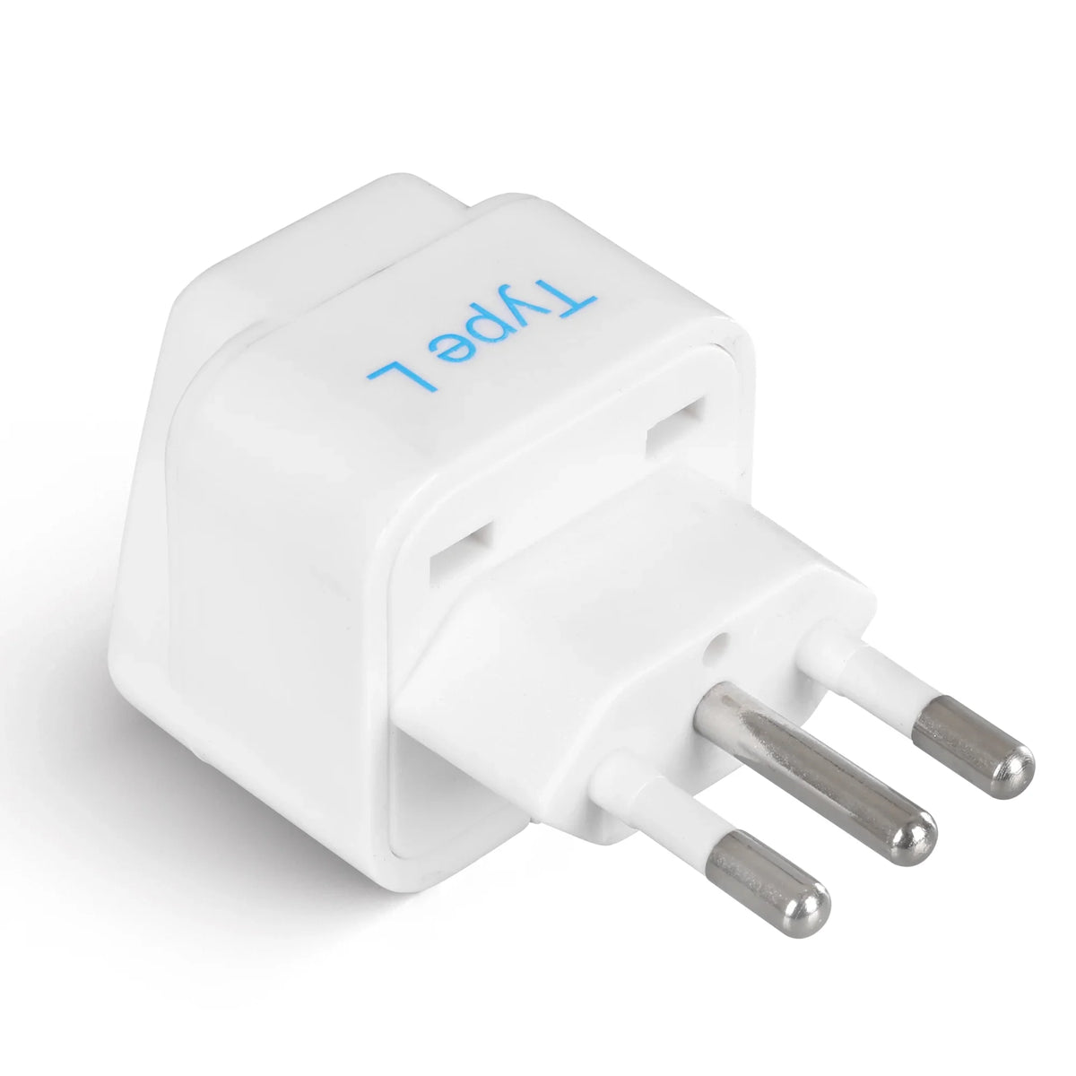 Italy travel adapter – Type L – CE & RoHS certified - GP-12A image 0