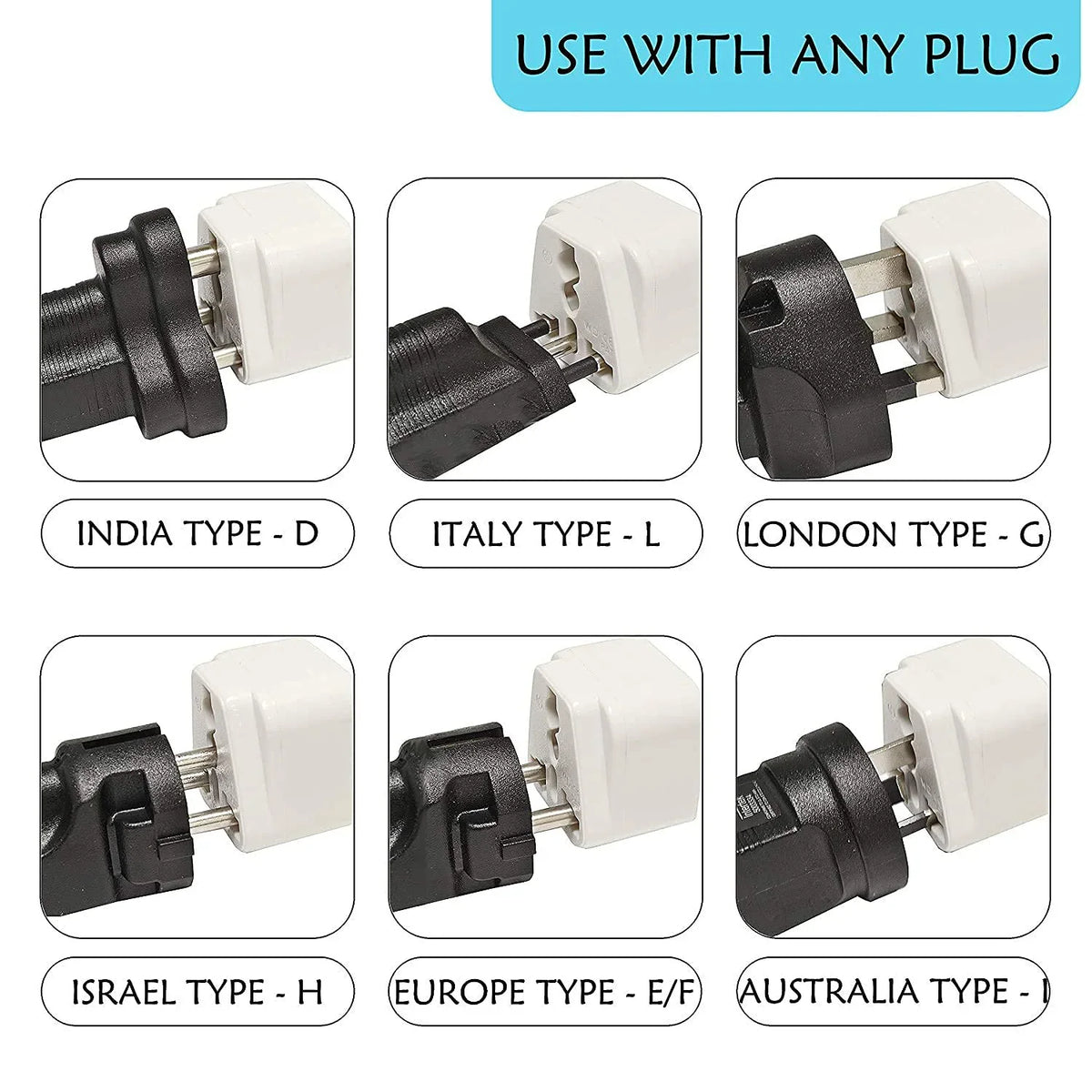 Europe travel adapter set – Type C & E/F – CE & RoHS certified - EU-2SET image 3
