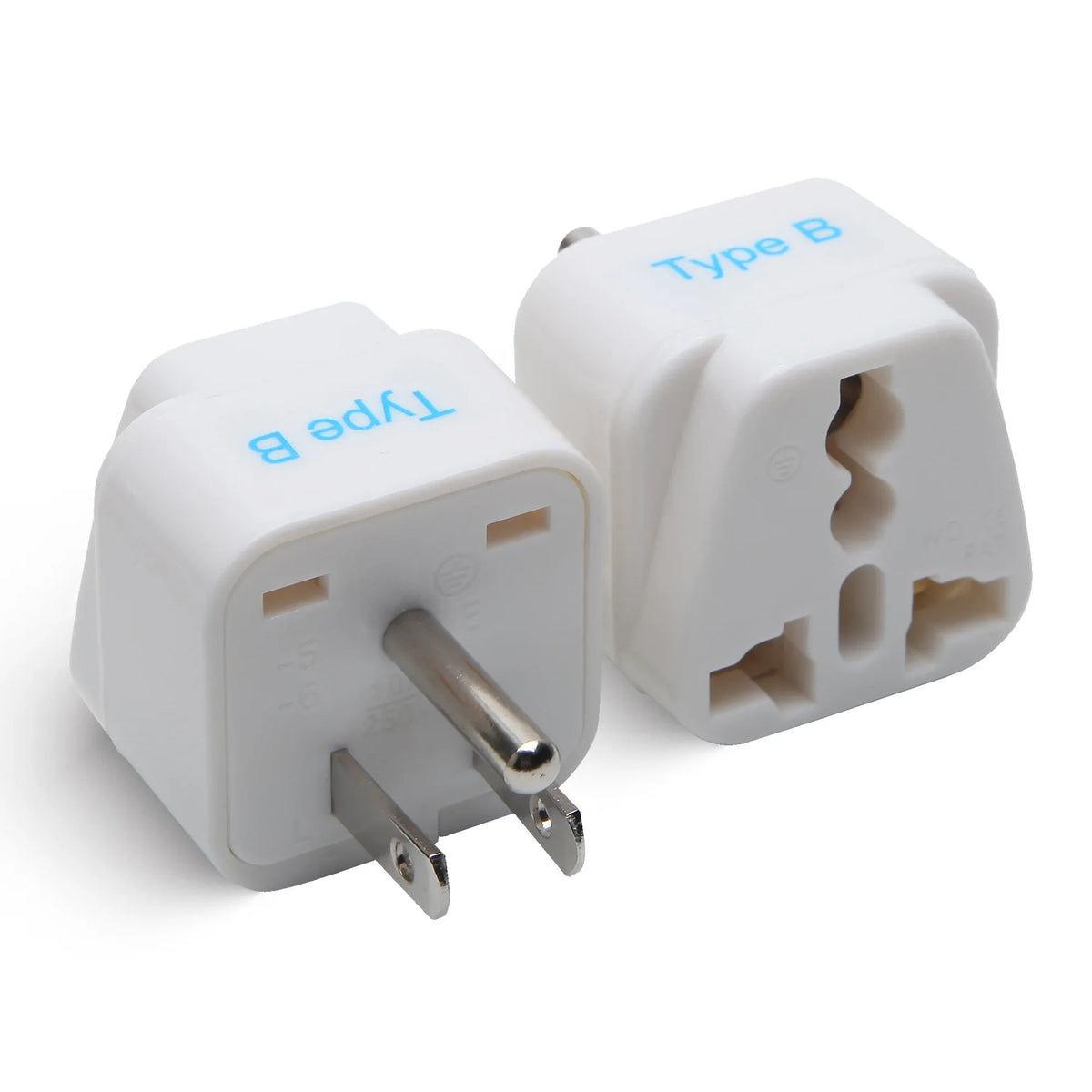 India to USA, Canada travel adapter plug – Type B – CE & RoHS certified - GP-5 - 2 Pack image