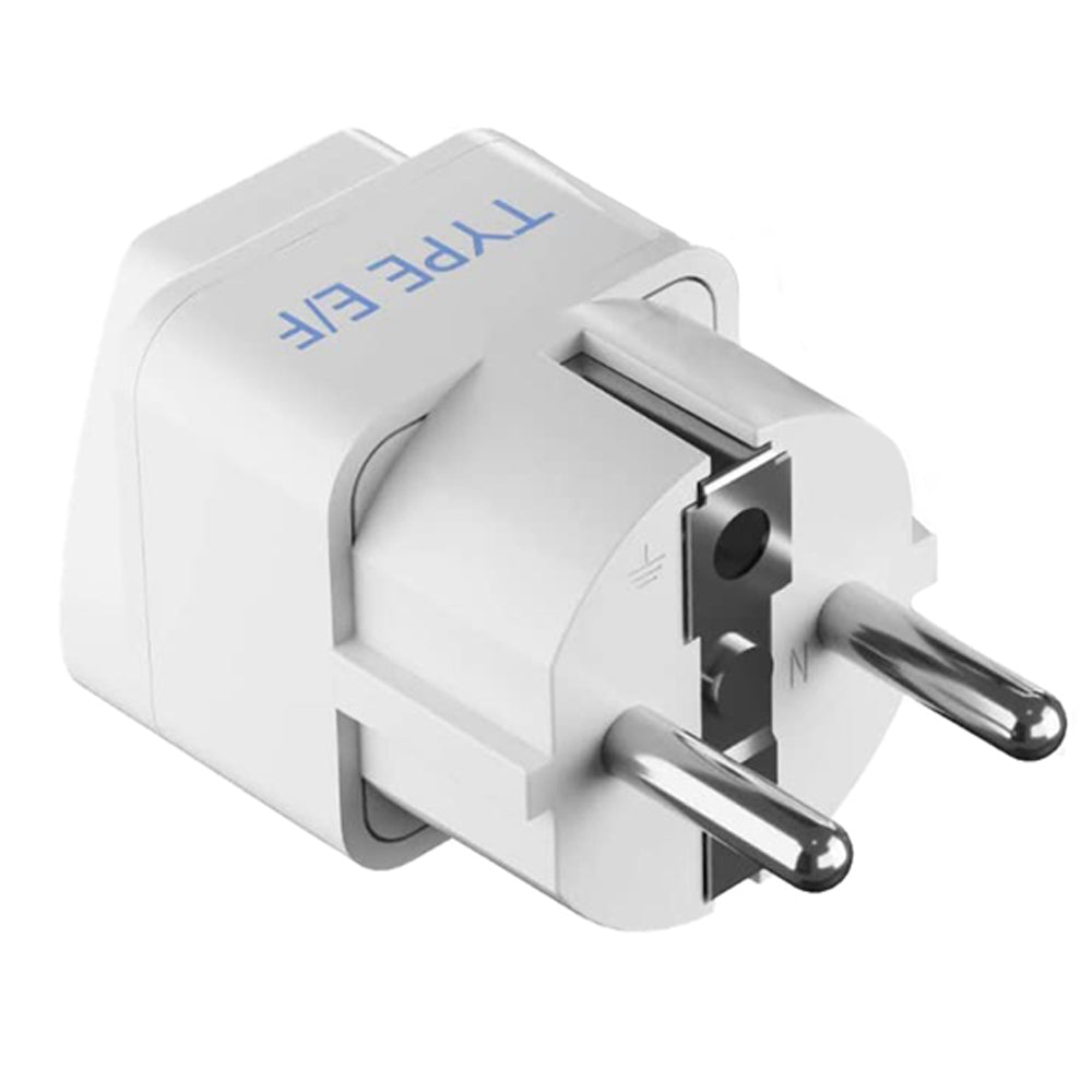 India to Europe travel adapter plug – Type E/F – CE & RoHS certified - GP-9 image 0