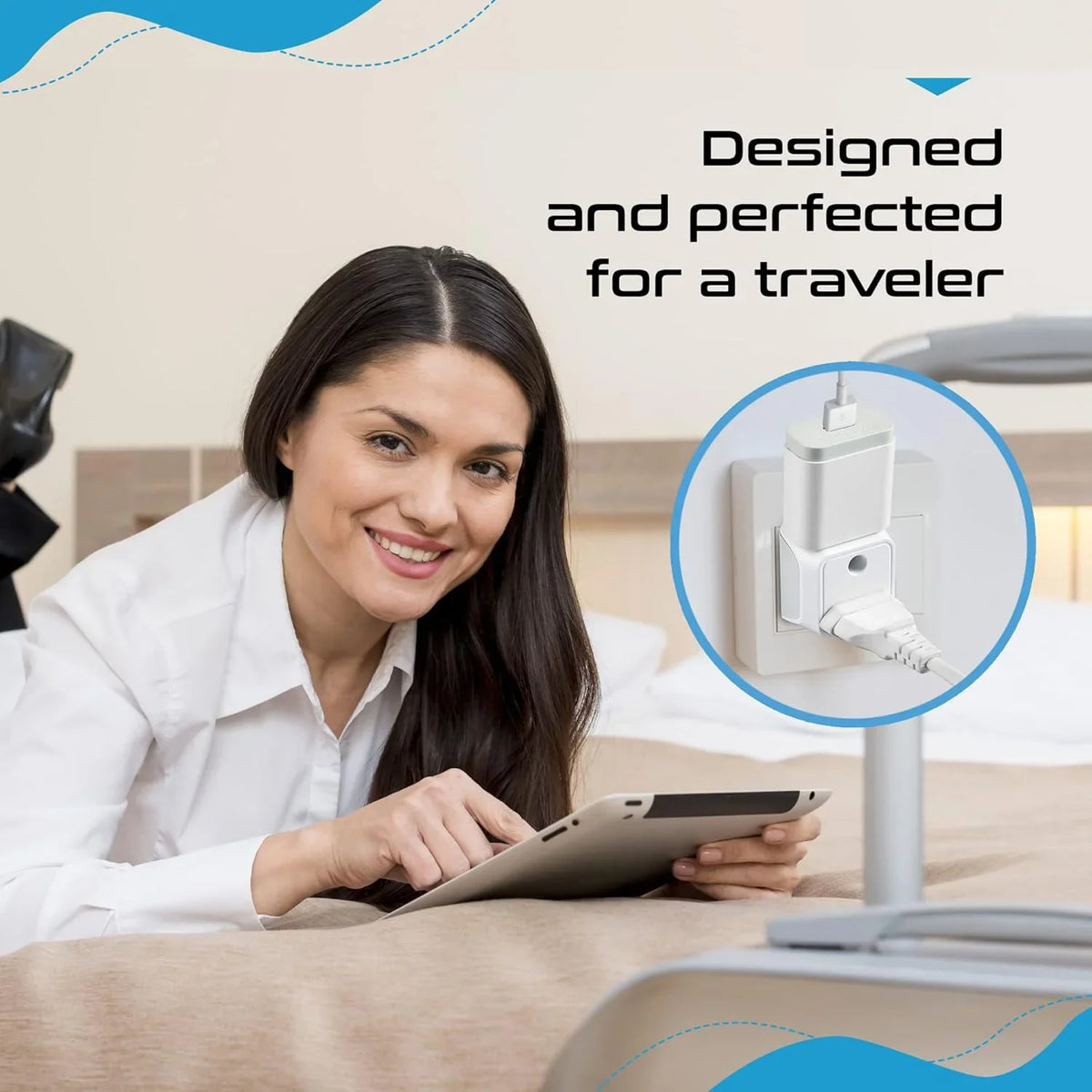 India to Europe travel adapter plug – Type E/F – 2 in 1 Plug – CE & RoHS certified - CTD-9 image 6