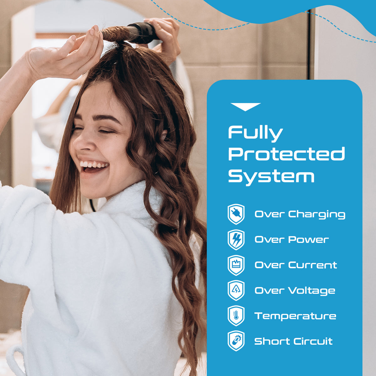 230W Travel Voltage Converter - 2 Outlets + 1 USB C + 3 USB A QC 3.0 - 220V to 110V (PU-200X-WS)