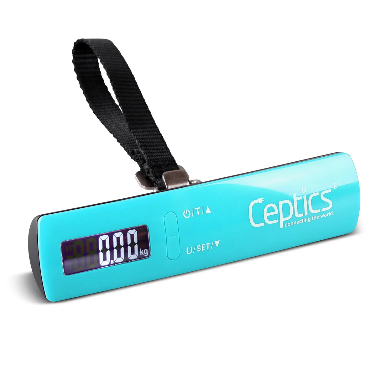 Weight machine for luggage – Upto 50kg capacity – Lightweight & Compact - WS-90 - Blue image